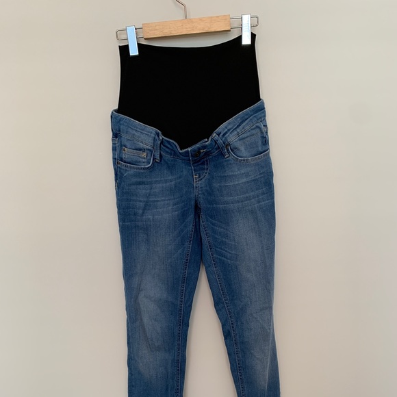 Queen Mum Maternity Skinny Jeans - Picture 1 of 5